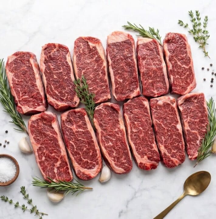 NY Strip Box - 12 USDA Choice Steaks